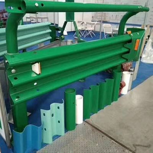 Barrera de tráfico de barandilla de metal corrugado con tablero de viga de acero galvanizado Anticolisión de alta velocidad - Product Image 5