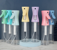 Bouteilles pulvérisatrices anti-fuite en plastique couleur macaron 200/300/500 ml, tendance et haute pression, pour cosmétiques de beauté