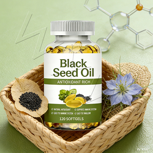 Cápsulas Blandas de Aceite de Nigella Sativa con Recubrimiento Entérico Más Vendidas, Potente Modulador Inmunitario, Salud Cardíaca - Product Image 4
