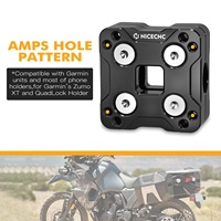 Abrazadera de barra de soporte GPS para manillar de motocicleta NiceCNC de 14MM para Kawasaki KLR650 KLR 650 2022-2023