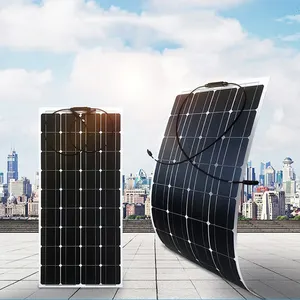 공장 직접 판매 에너지 절약 환경 보호 100W 18V 세미 플렉시블 태양 전지 패널