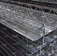 Panneaux plats en acier galvanisé-Dalles de plancher en treillis métallique pour la rénovation de construction