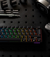 Clavier de jeu magnétique AKKO FUN60 Pro ST noir, disposition ISO, clavier mécanique OEM 60 %, taux de polling 8K – Offre spéciale Brésil