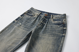 Jeans da <span class=keywords><strong>Uomo</strong></span> di Alta Qualità, <span class=keywords><strong>Pantaloni</strong></span> in Denim di <span class=keywords><strong>Marca</strong></span> di Moda, Vendita all'Ingrosso - Product Image 5
