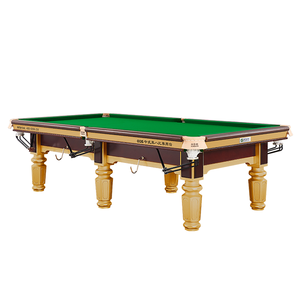 Tavolo da <span class=keywords><strong>Biliardo</strong></span> su Misura in Legno Massello con Piano in Ardesia e Rivestimento in Pelle, Stile Snooker Cinese, Direttamente dalla Fabbrica - Product Image 4