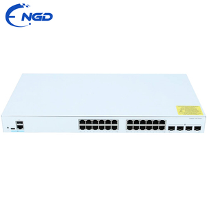 Nouveau commutateur de données Gigabit 24 ports C1300-24T-4G d'origine, 4x1G SFP Uplink, sans ventilateur, géré Layer 3, empilable, pour accès au bureau - Product Image 4