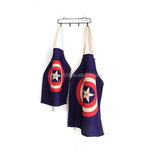 Delantal de Cocina de Algodón con Diseño Único de Mujer Maravilla, Iron Man y <span class=keywords><strong>Superman</strong></span>, Lienzo Sexy para el Día de San Valentín y el Día del Padre - Product Image 6
