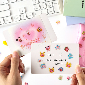 80 autocollants par paquet Lucky Ludi série mignon dessin animé enfants étanche manuel autocollants décoratifs - Product Image 3