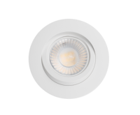 CE EMC LVD ROHS NEMKO 12W LED Cardan Trimless Downlight Plafonnier rotatif à 360 degrés pour projet d'hôtel