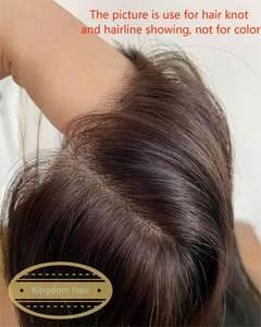 Base brun foncé avec surbrillance <span class=keywords><strong>caramel</strong></span> légère vague cheveux humains Lace Top Transparent HD Lace Front 10-30 pouces HD Lace Front Wig - Product Image 6