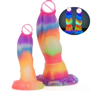 2022 Sex Toys Online Shopping Glow in the Dark <b>Dildo</b> Tyrannosaurus Rex S Silicone <b>Dildos</b> Sex Toys for Female Masturbator - Product Image 2