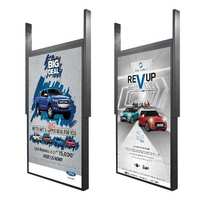 Affichage publicitaire LCD à double écran latéral 4k suspendu