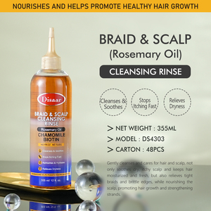 Huile de romarin <span class=keywords><strong>Disaar</strong></span> pour le rinçage des tresses et du cuir chevelu, nettoyage à la biotine, arrête les démangeaisons, soulage rapidement la sécheresse, lavage des cheveux à domicile ou en salon - Product Image 3