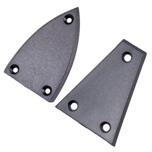 Plaque de couverture triangulaire à trois trous pour levier d'accordage de <span class=keywords><strong>guitare</strong></span>, couvercle de noyau en fer LJ03 - Product Image 1