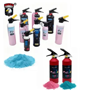 压力型男孩和女孩100g 250g彩色运行粉末喷雾瓶粉末爆破性别揭示蓝色粉末喷雾瓶