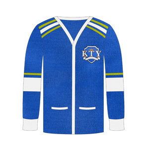 OEM Tùy Chỉnh Dài Tay Áo Thêu Người Đàn Ông Acrylic Cardigan Tùy Chỉnh Thực hiện Len Dệt Kim Áo Len Masonic Thêu Người Đàn Ông Thở Của - Product Image 1