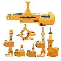 Cric électrique vertical en acier 2T/3T Portable Top Télécommande sans fil Outil multifonctionnel de changement de pneu pneumatique