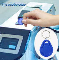 Kartu Keyfob RFID Tahan Air Warna Kustom 1K Tag Gantungan Kunci RFID Pasif untuk Sistem Kontrol Akses Pintu
