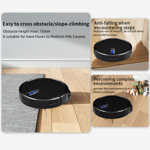 GEERLEPOL D3-001 Robot Aspirador Inteligente con Conexión Wi-Fi Alexa, Filtro HEPA, Succión de 2000Pa, Limpieza Automática y Función de Fregado - Product Image 6