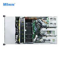 Server MIWIN 2U 24 Bay dengan 32 DDR5, Dual Intel Generasi ke-4/ke-5, Hard Disk NVMe 2.5 Inch, 6 Slot PCIE 5.0 X16, Server Penyimpanan 2U 24 Disk
