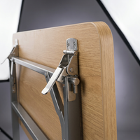 Table de conférence professionnelle à plateau rabattable, bureau de formation, mobilier de séminaire de qualité E1, mobilier modulaire pour salle de classe, bureau scolaire