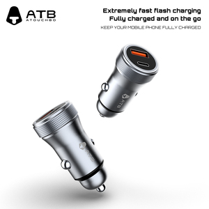 Phổ Hợp kim nhôm 36W giá cả cạnh tranh điện thoại <span class=keywords><strong>USB</strong></span> Loại C nhẹ hơn <span class=keywords><strong>USB</strong></span> ổ cắm nhanh chóng sạc xe cup núi sạc - Product Image 3