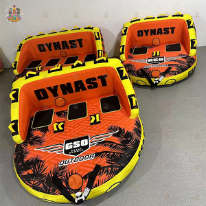 Bateau gonflable DYNAST 3P pour sports nautiques, tubes de canapé gonflables, housse en nylon, 3 places, tube remorquable - Product Image 4