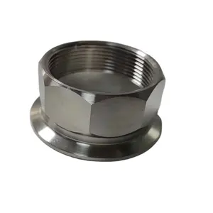 China supplier of the stainless steel female adapter connector for sanitary pipeline
