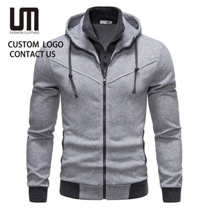 Sudadera con capucha de manga larga con cremallera para hombre, diseño de Liu Ming, moda de otoño, informal, talla grande <span class=keywords><strong>4XL</strong></span> - Product Image 1