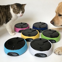 Distributeur automatique de nourriture pour animaux de compagnie 6 repas, étanche, plusieurs couleurs disponibles (rose, bleu, vert), en ABS, certifié CE RoHS, pour chats et chiens