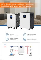 Système solaire hors réseau 3KW/5kWh en silicium monocristallin pour usage domestique, avec onduleur photovoltaïque, stockage par batterie et montage au sol