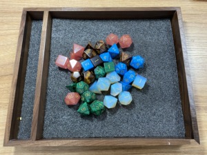 Khắc opalite Dungeon rồng DND <span class=keywords><strong>RPG</strong></span> 7 mảnh prg đá quý xúc xắc - Product Image 6