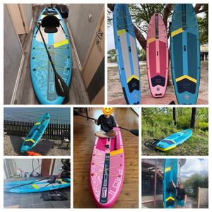 Planche de <span class=keywords><strong>paddle</strong></span> <span class=keywords><strong>gonflable</strong></span> tout usage en PVC Drop Stitch 10'6"*33"*6" pour sports nautiques - Vente flash - Product Image 3