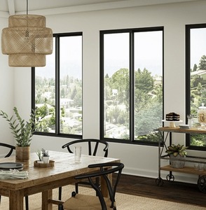 Fenêtre coulissante horizontale en aluminium à rupture de pont thermique certifiée CE, <span class=keywords><strong>RAL</strong></span> <span class=keywords><strong>7016</strong></span>, pour maison passive, à faible entretien - Product Image 3
