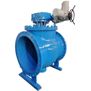 Vanne à boisseau excentrique électrique superpuissante pour le contrôle des conduites de boues de charbon avec actionneur électrique - Product Image 1