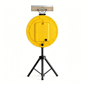 <span class=keywords><strong>Luz</strong></span> <span class=keywords><strong>de</strong></span> Advertencia Giratoria Intermitente LED <span class=keywords><strong>Solar</strong></span> <span class=keywords><strong>de</strong></span> Alta Luminosidad IP65 a Prueba <span class=keywords><strong>de</strong></span> Agua para Barreras <span class=keywords><strong>de</strong></span> Construcción Vial con Trípode Ajustable - Product Image 2
