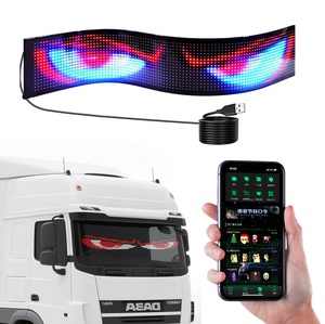 LOY Feux LED pour Auto Yeux de Démon Panneau LED Vitre Arrière USB Flexible Contrôle APP Programmable - Product Image 1