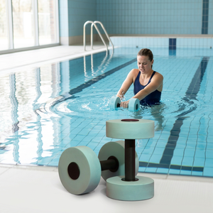 Haltères flottants en EVA pour exercices aquatiques, équipement de fitness pour adultes, bleu clair - Product Image 1
