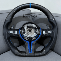 Volant sport personnalisé en fibre de carbone SOON TODA à 3/4 rayons pour modèles F80/E90/F30 - Plug & Play, garantie 5 ans