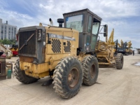 Niveleuse à moteur d'occasion Volvo G740VHP, peinture d'origine, engin de construction prêt à la vente