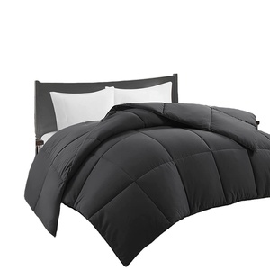 Bán Chạy Chăn Lông Vịt Nữ Hoàng Chần Bông Sợi <span class=keywords><strong>Polyester</strong></span> Rỗng Màu Xám Ấm Áp Siêu Dày Cho Phòng Ngủ Mùa Đông - Product Image 1