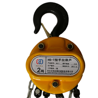 Palan à poulie à chaîne Vanbon de qualité supérieure de 0,5 tonne 1 tonne 2 tonnes 3 tonnes 5 tonnes avec chaîne de charge G80 pour les états-unis le marché du Japon