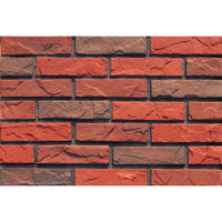 Décoration 3D Mur Façade Tuile de brique Mur avant Designs de maisons Tuile de brique fine pour murs intérieurs Carreaux Mur avant Extérieur Brique