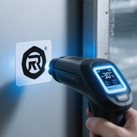 Étiquette de surveillance de la température en temps réel pour l'utilisation de la logistique de la chaîne du froid et les applications de sécurité alimentaire