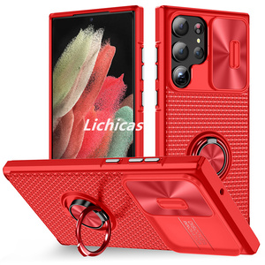 Licicase เคสโทรศัพท์มือถือแบบมีห่วงยึด360องศาเคสขาตั้งสำหรับ <span class=keywords><strong>Samsung</strong></span> <span class=keywords><strong>Galaxy</strong></span> S23เคสมือถือกันกระแทกแบบพิเศษ - Product Image 3