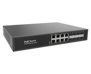 Switch PoE géré Gigabit 8 ports PoE avec SFP et liaison montante 10G - Product Image 2