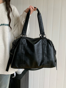 Bolso Tote de PU de Gran Capacidad, Estilo Coreano 2025, para Mujer, Impermeable, con Bolsillo con Cremallera, para Viajes, Portátil y Hombro - Product Image 2