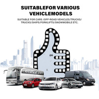 Lampe LED RCJ à geste de doigt pour fenêtre de voiture, lumière d'arrêt à geste de doigt, lampe décorative intérieure de voiture, lampe d'avertissement