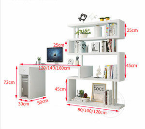 Bàn Máy Tính/Bàn Giá Sách/Bàn Đơn Giản + Kết Hợp Giá Sách - Product Image 4