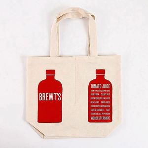 Bolsa de Lona para Vino con Logotipo Impreso, Bolsa de Almacenamiento de Lona de Algodón al por Mayor, Bolsa para Botella de Vino con Cordón - Product Image 5